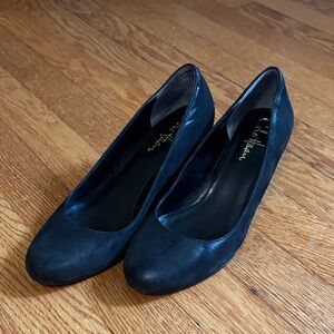 Cole Haan Women's Black NikeAir Heels slightly Metallic 5.5